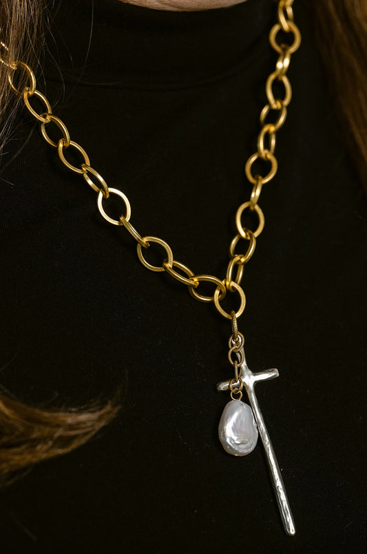 Wanderer's Cross Necklace