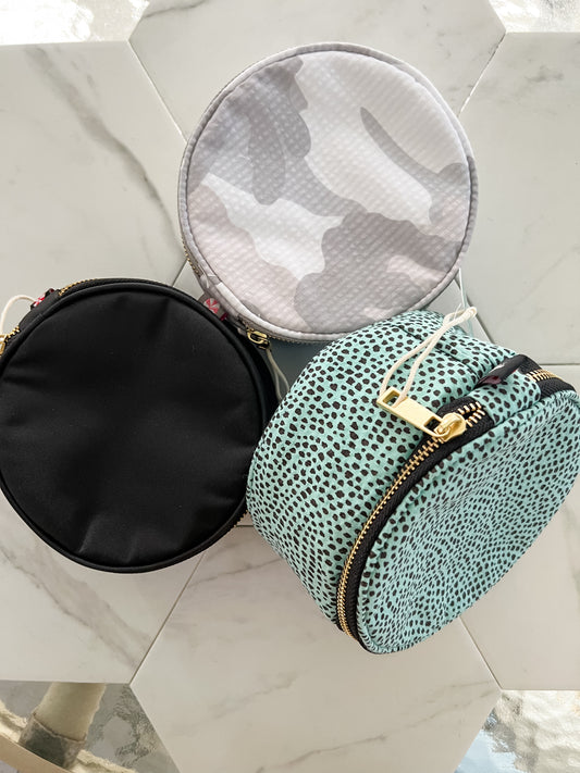 Round Travel Jewelry Organizer