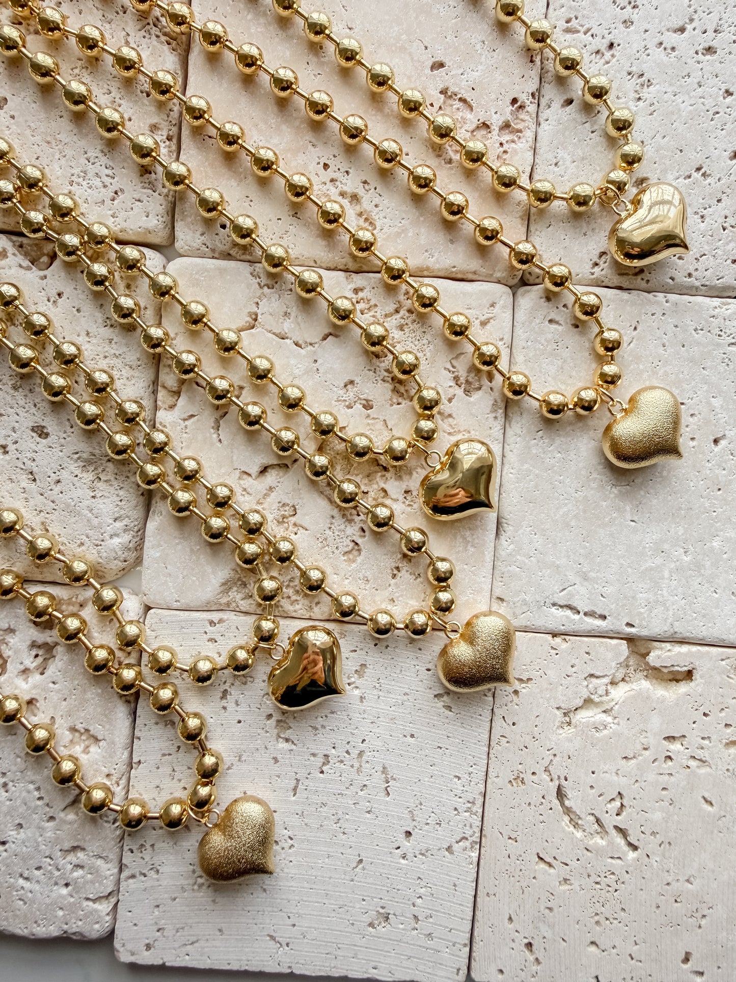 Heart of the Matter Ball Chain Necklace