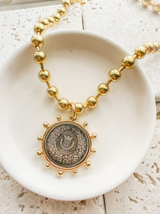 Bold Ball Chain Base Necklace