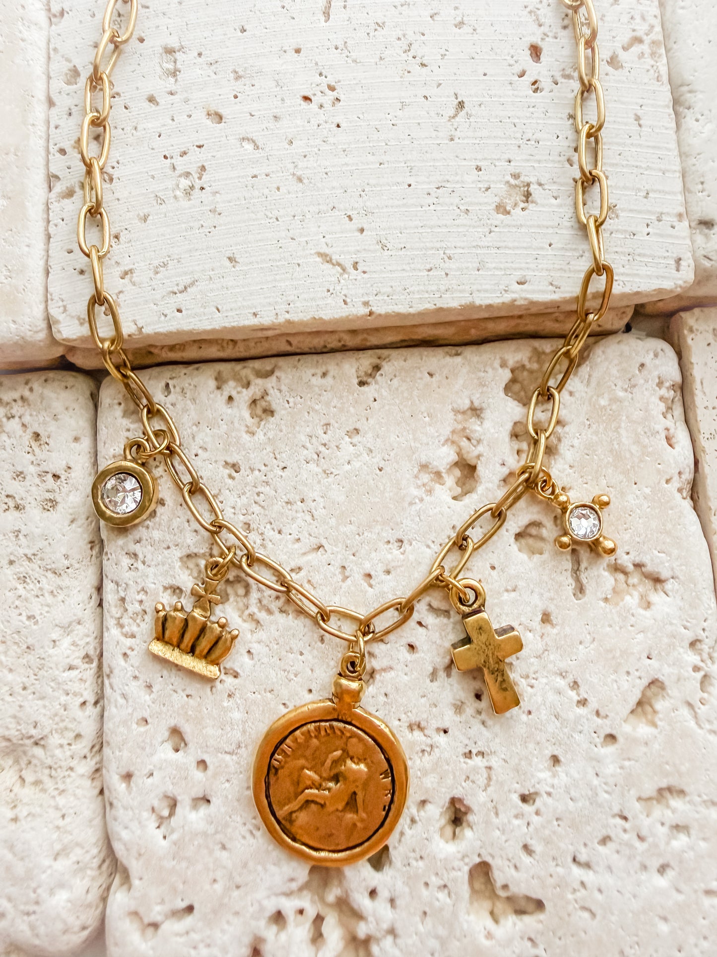 Oval Link Base Chain Necklace