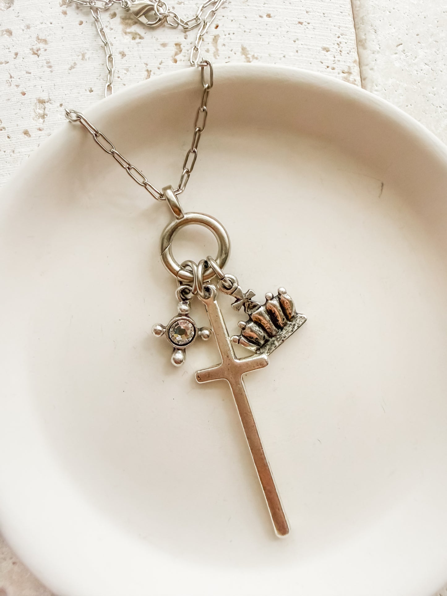 Dainty Paperclip Chain Base Necklace