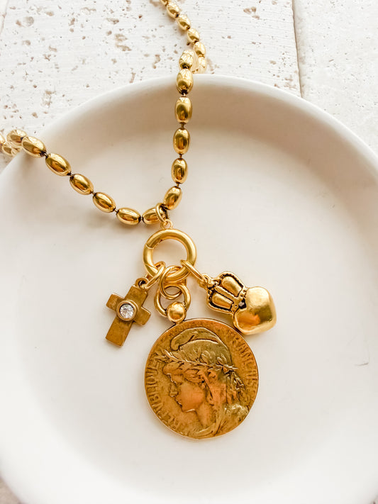 Dainty Rice Bead Gold Filled Base Chain