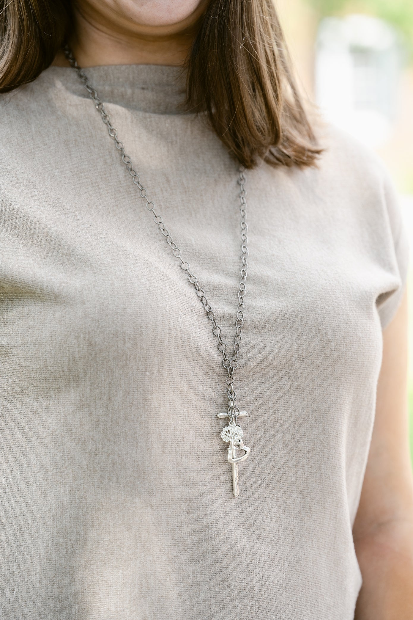 The Heart of Art Necklace benefitting The Huntsville Learning Center