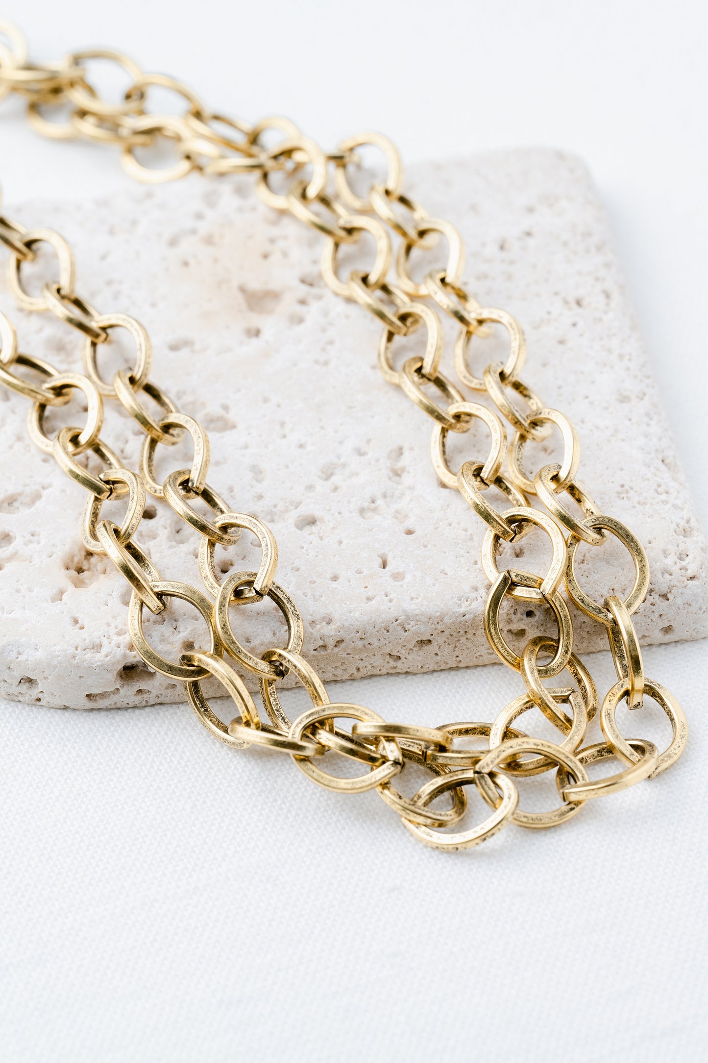 Two of a Kind Chain Necklace