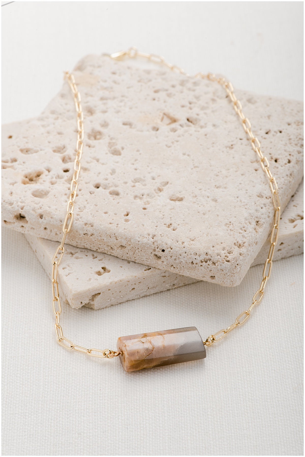 Leave No Stone Necklace