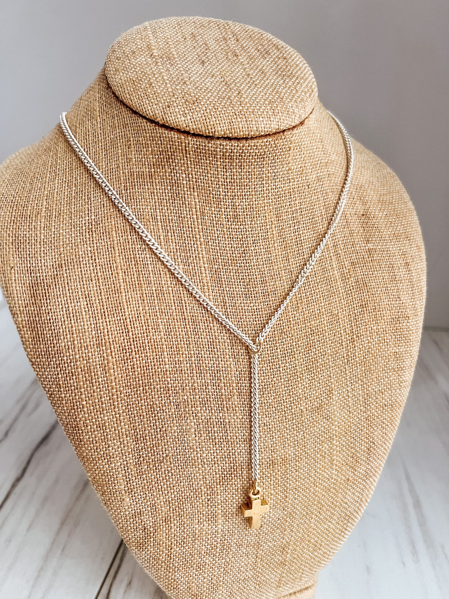 Washed White Necklace