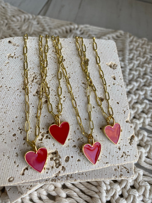 Heart on My Sleeve Necklace