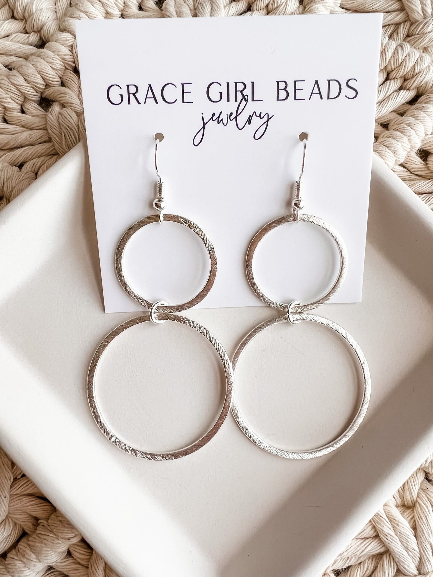 Double Circle Earrings