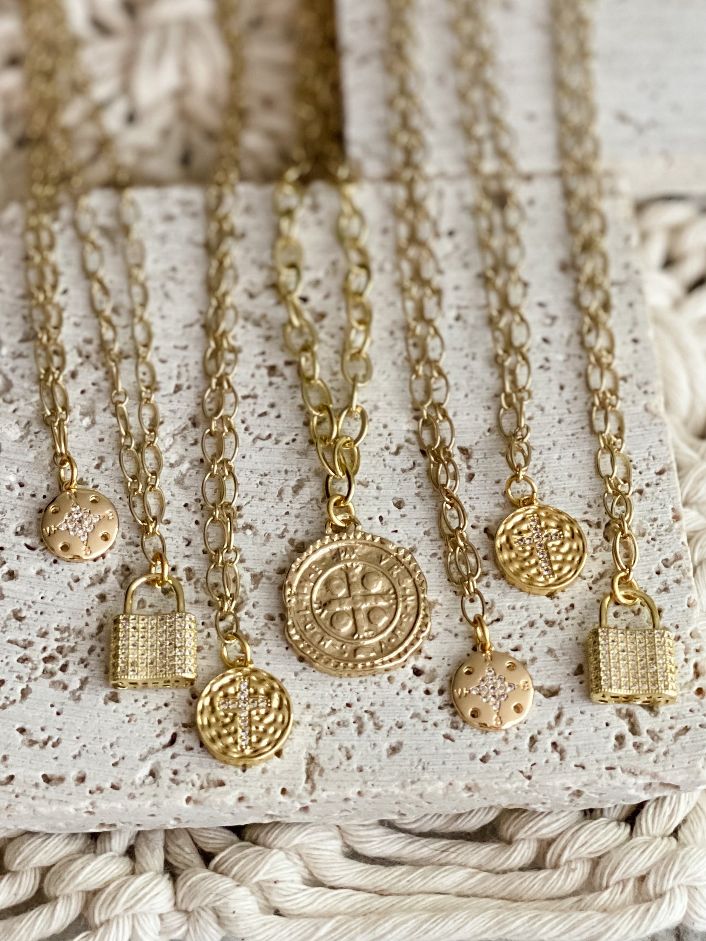 Golden Compass Necklace