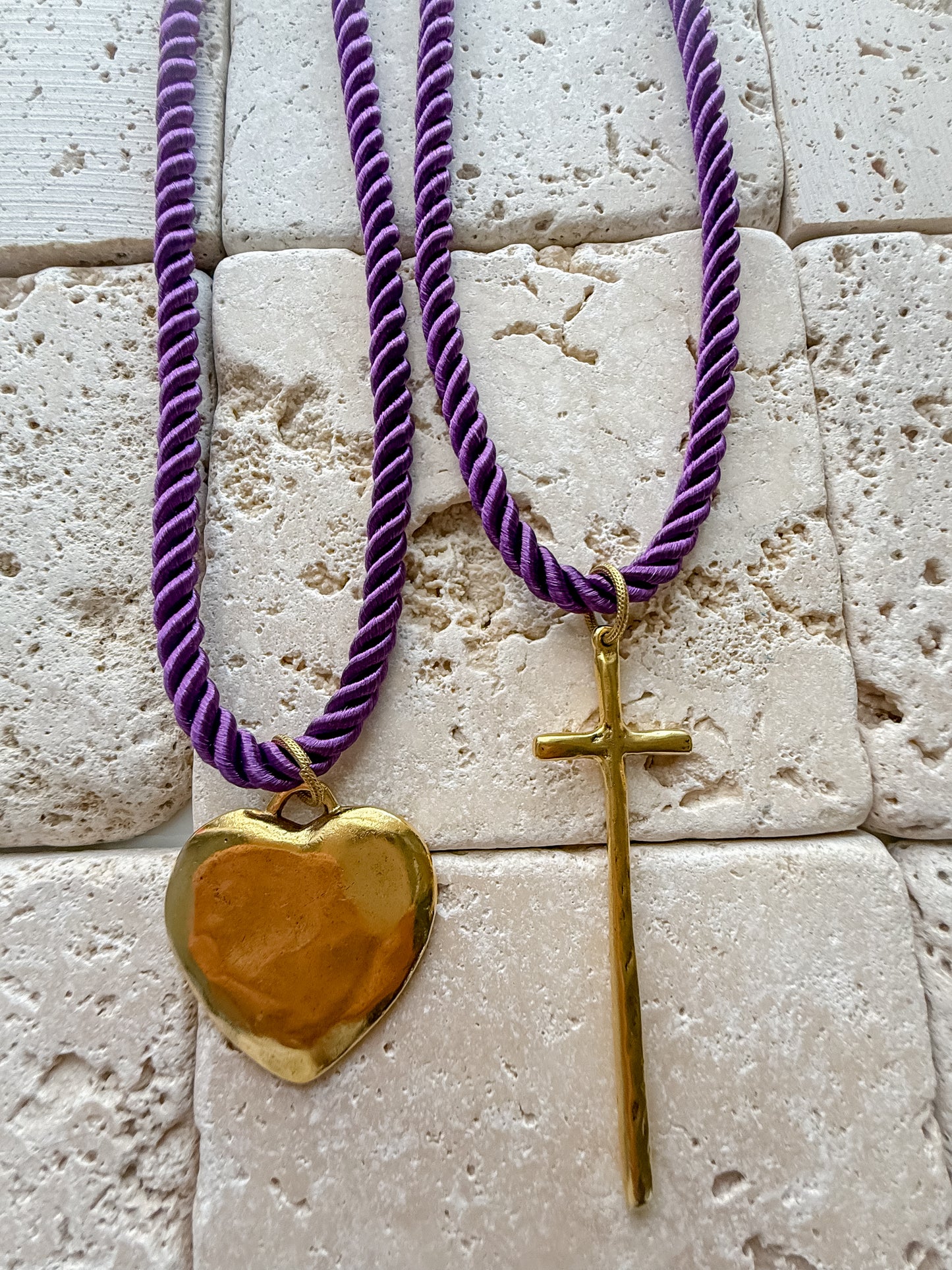 Cord Necklaces(Pink/Purple Hues)