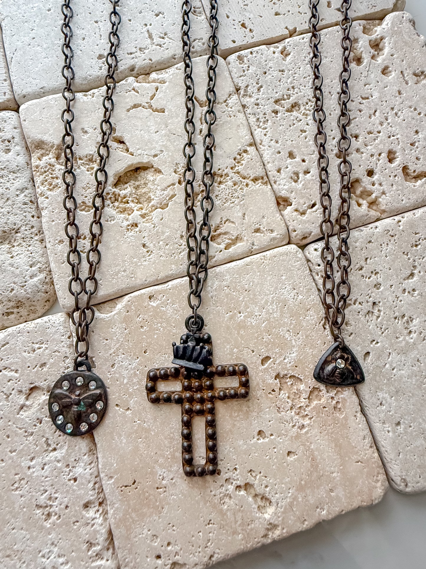 Rustic Brown OOAK Necklaces