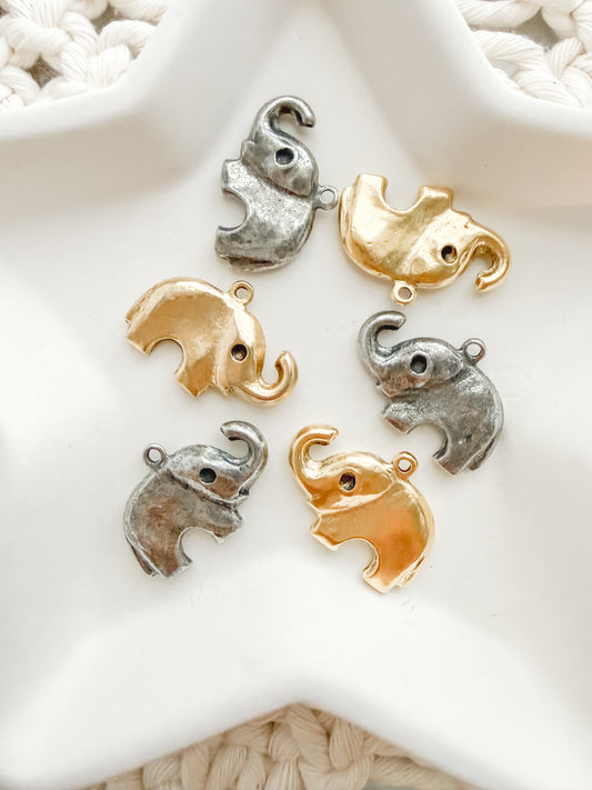 Small Elephant Charm