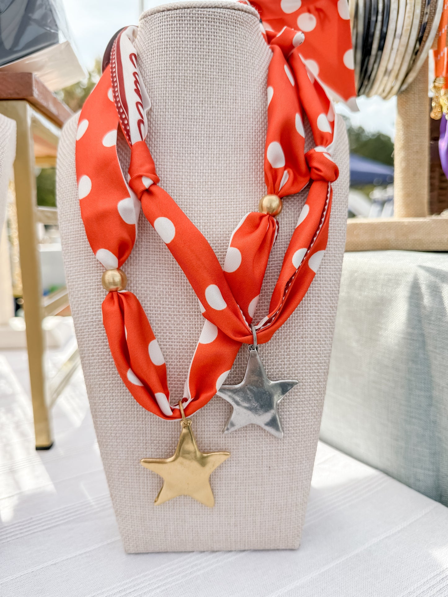 Scarf Necklaces(Collegiate Colors)