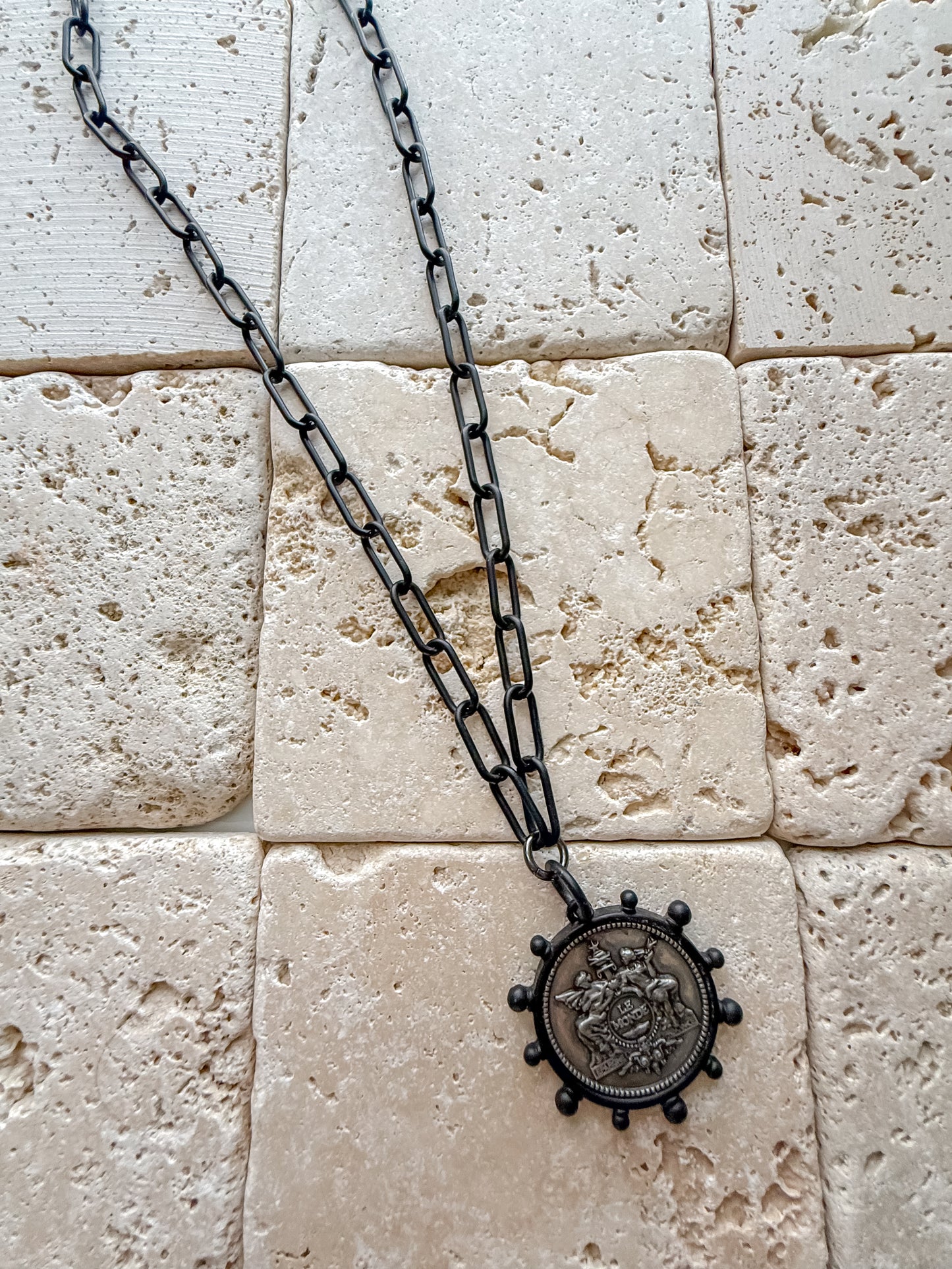 Mixed Metal Coin Necklaces OOAK