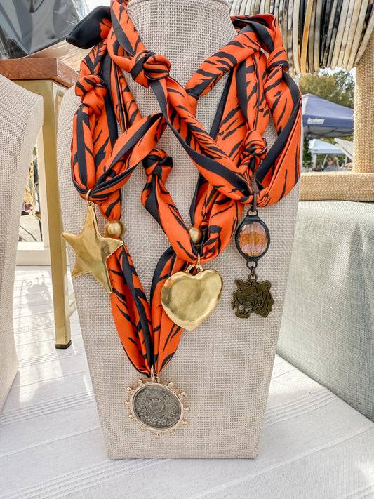 Scarf Necklaces(Collegiate Colors)