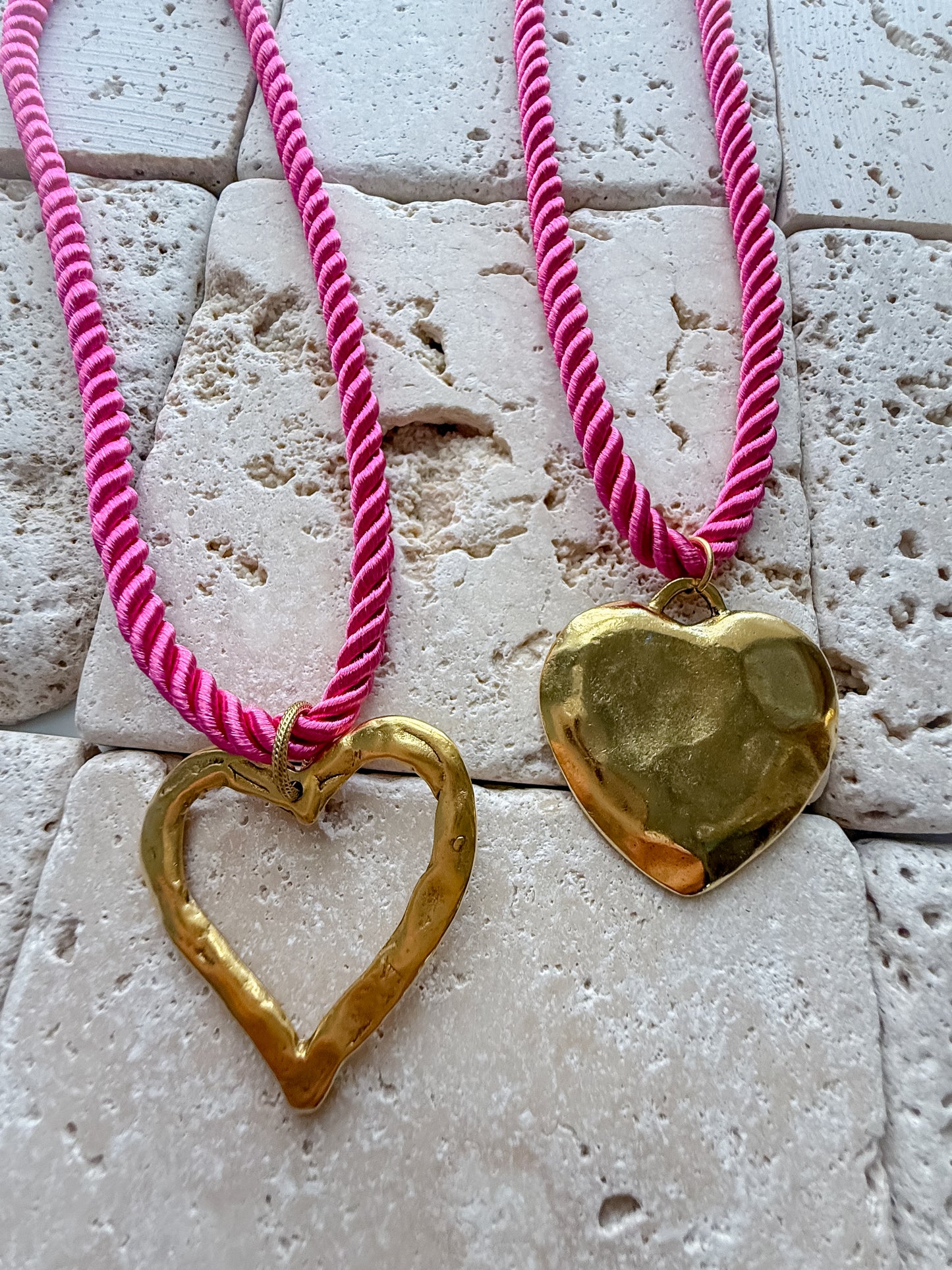 Cord Necklaces(Pink/Purple Hues)