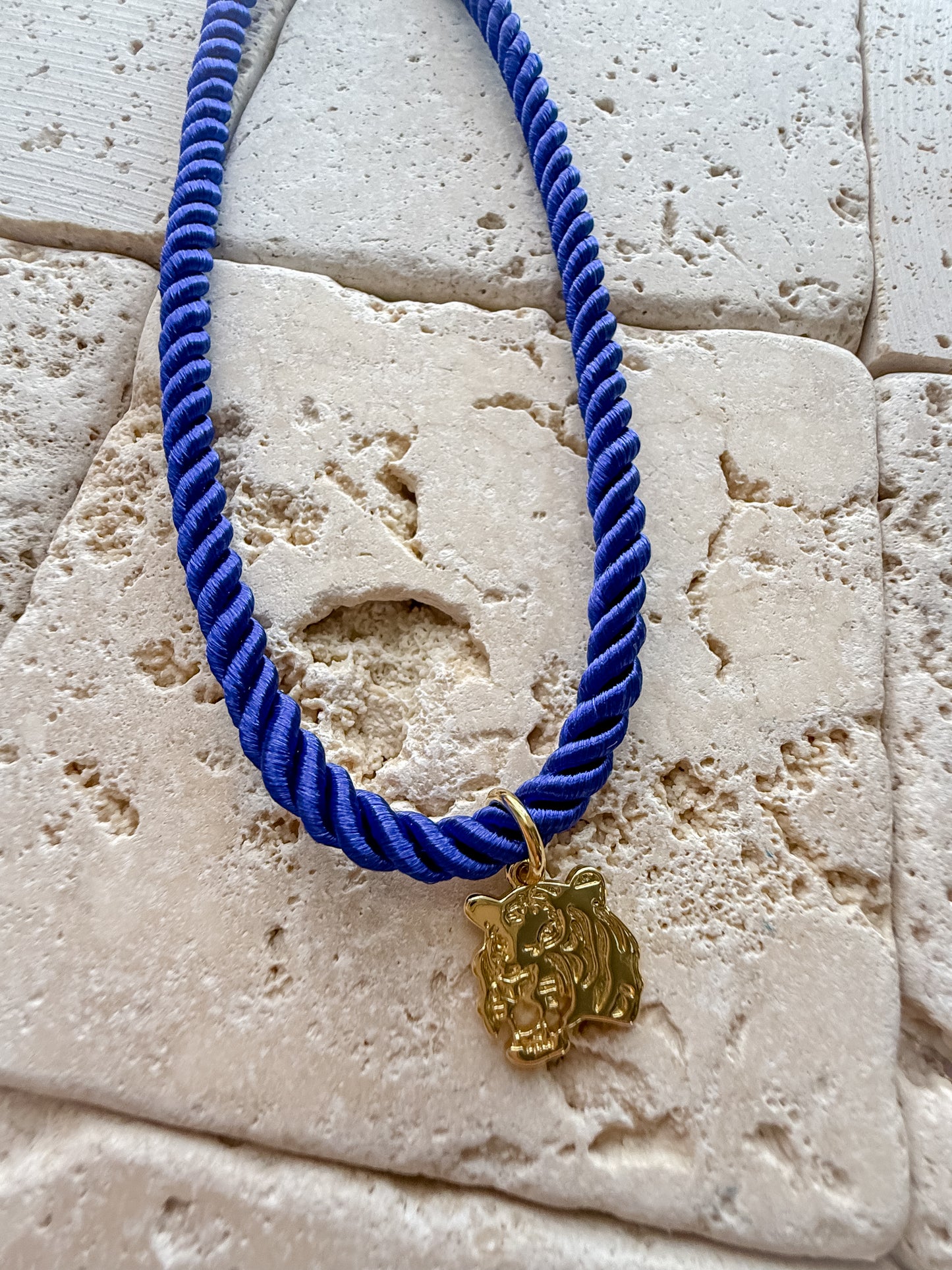 Cord Necklaces(Blue Hues)