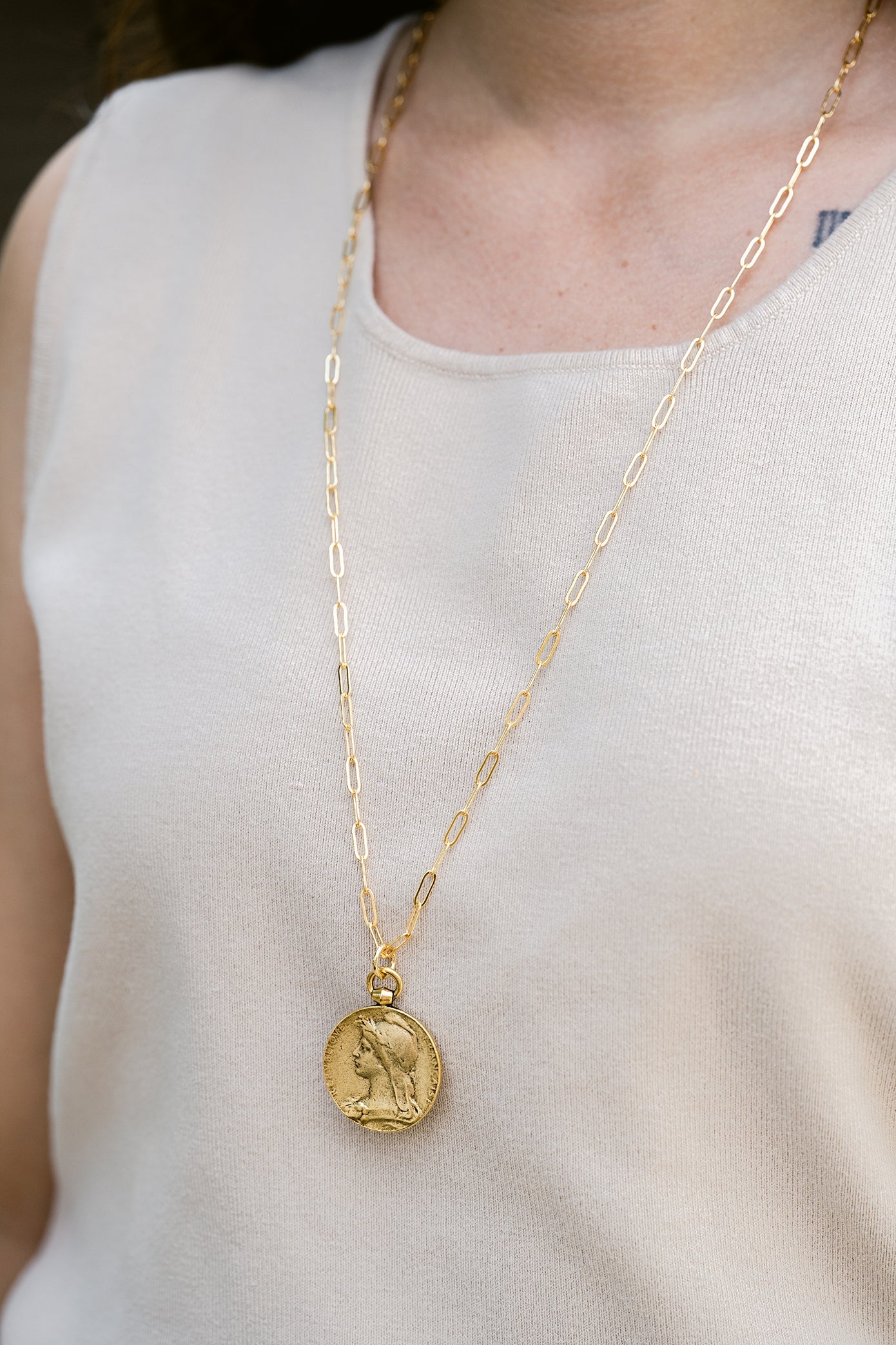 Athena Coin Necklace