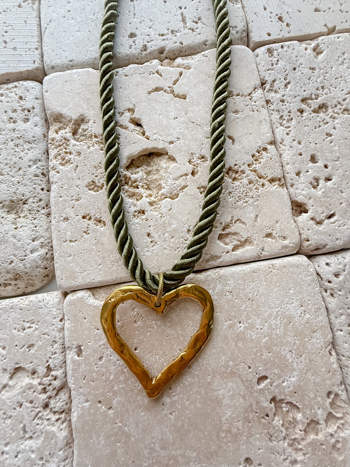 Cord Necklaces(Green/Turquoise Hues)