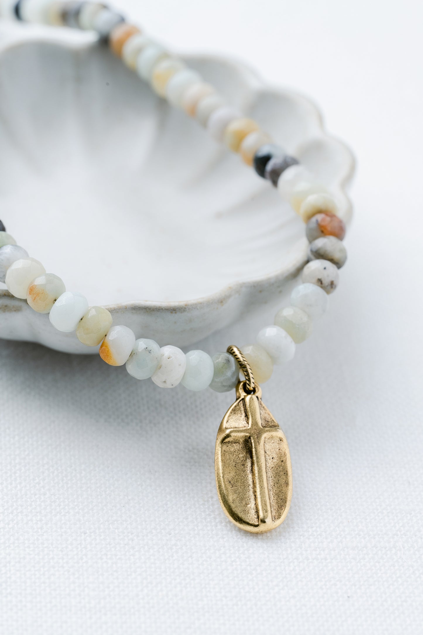 Covenant Beaded Cross Necklace