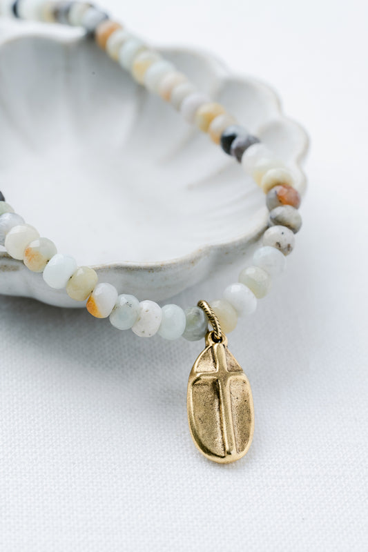Covenant Beaded Cross Necklace