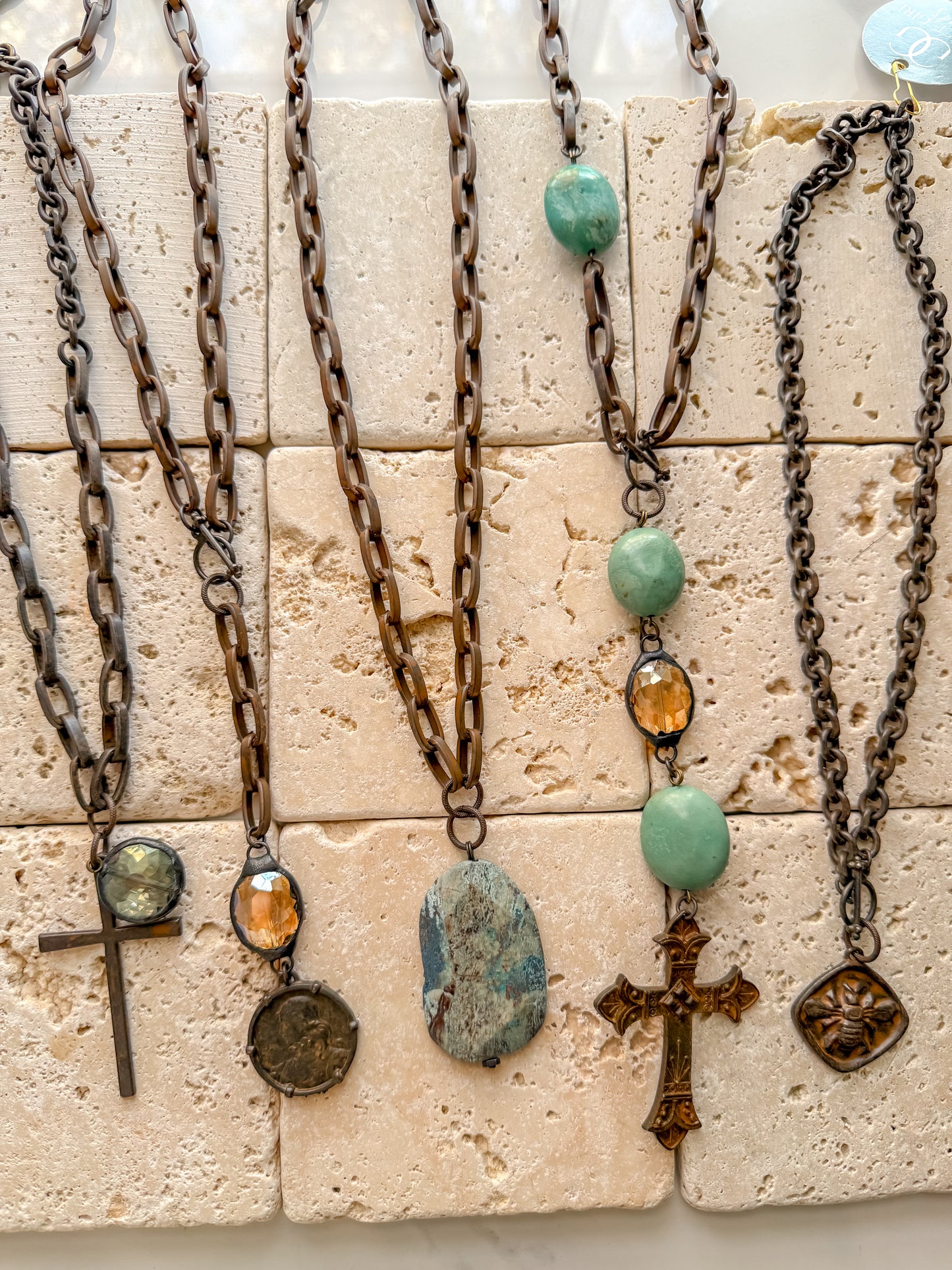 Rustic Brown OOAK Necklaces