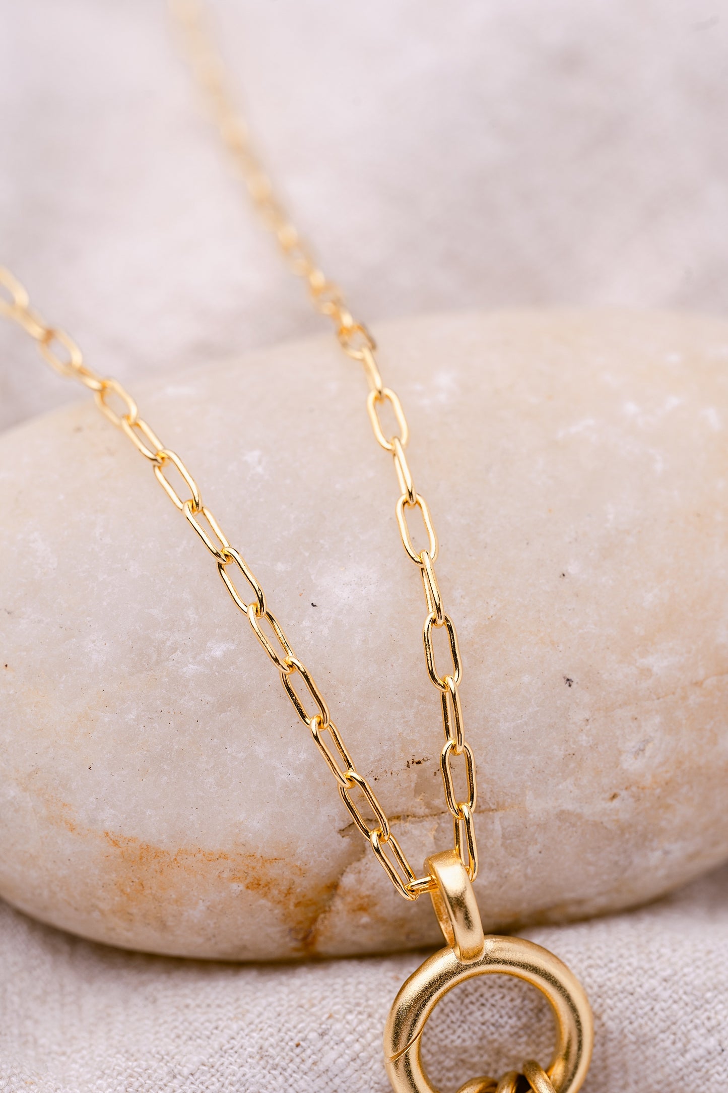 Dainty Paperclip Chain Base Necklace