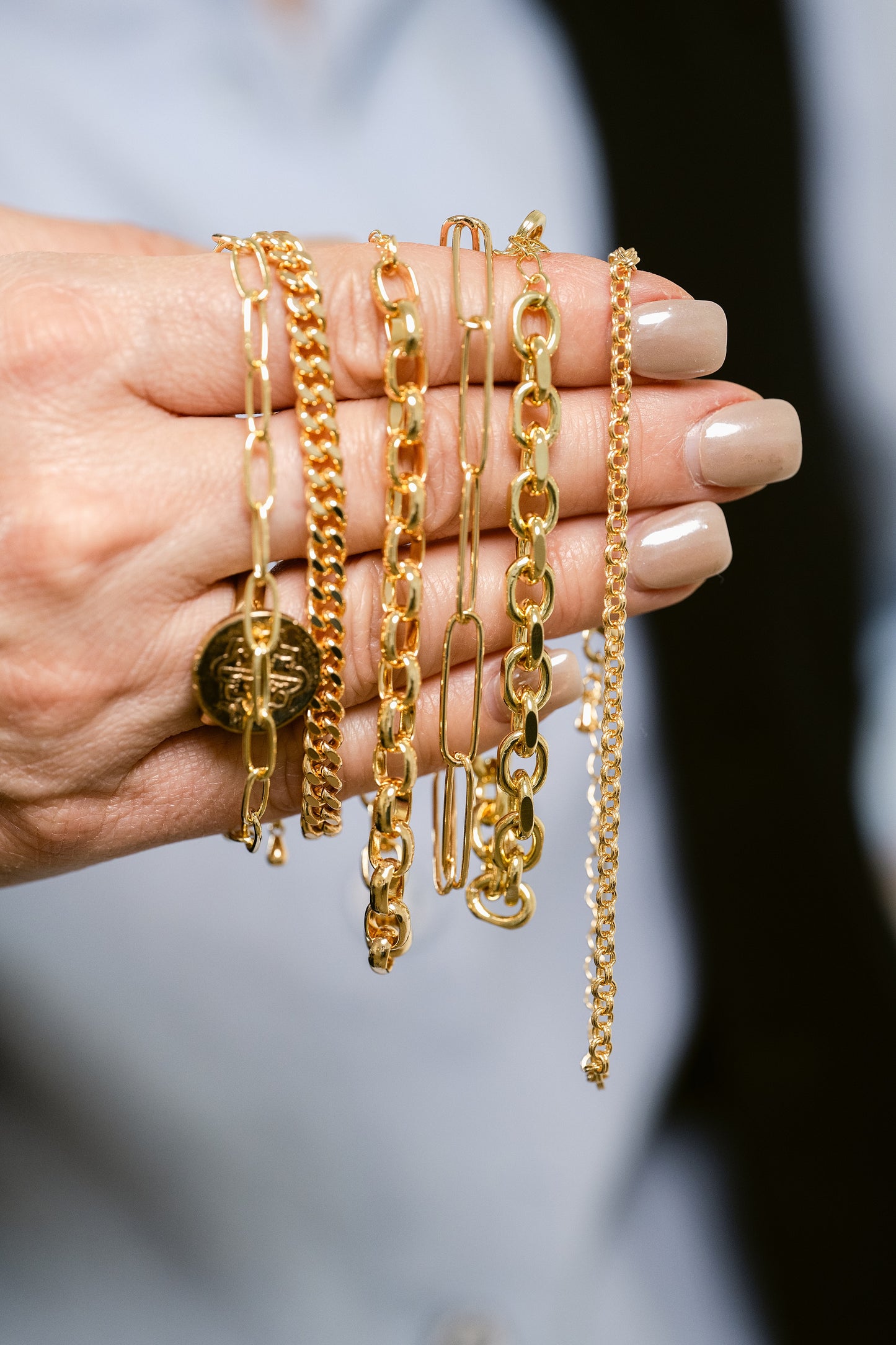 The Everyday Chain Bracelets