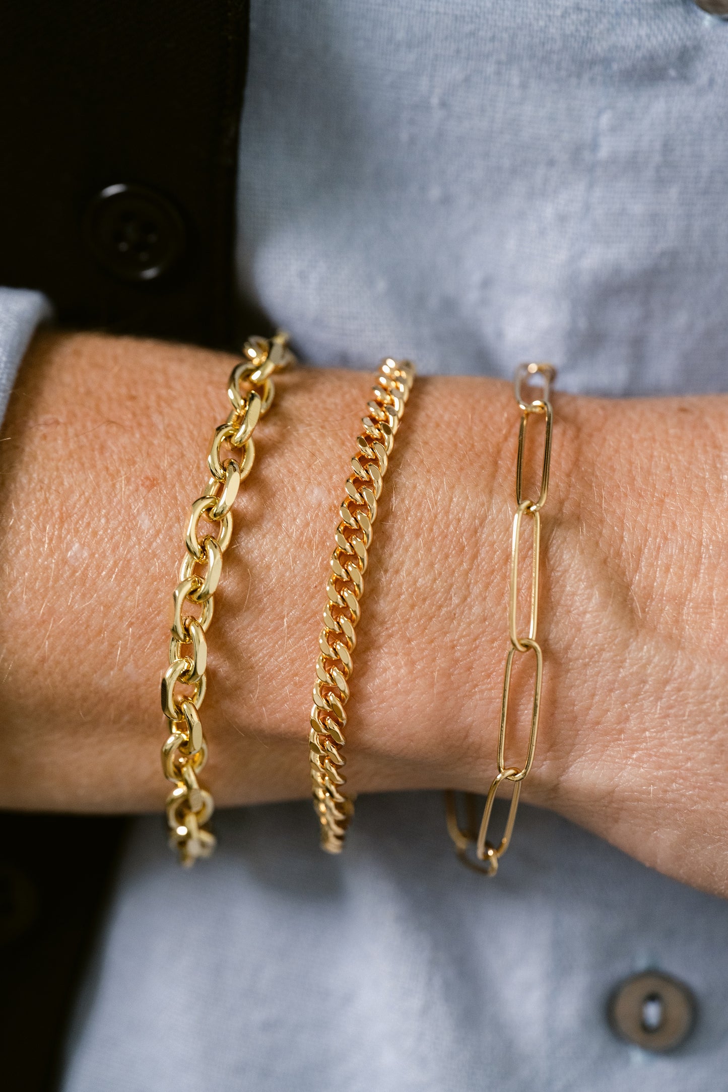 The Everyday Chain Bracelets