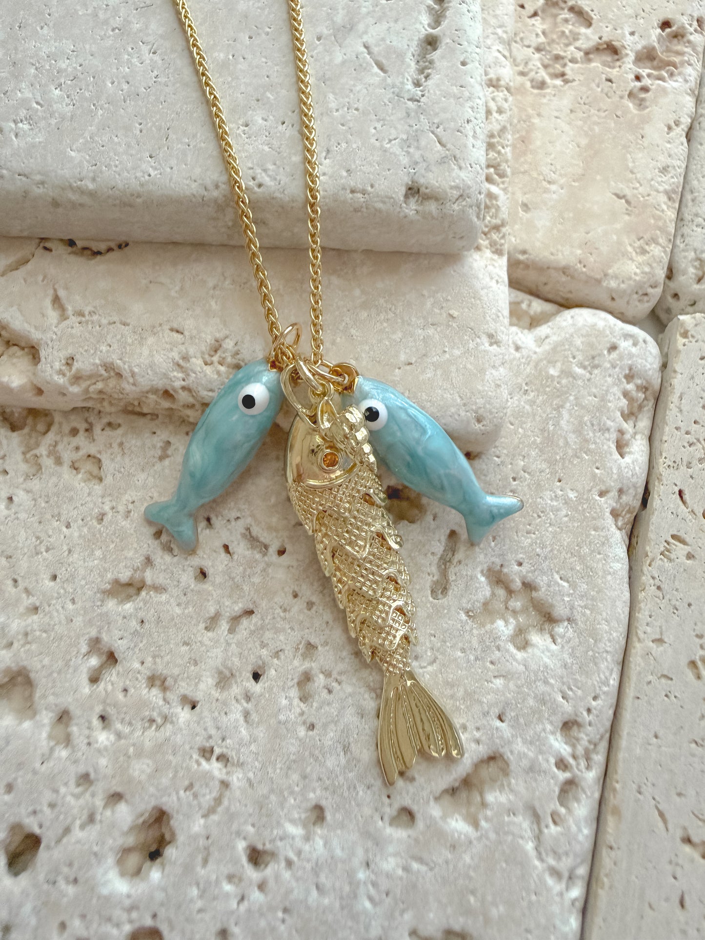 Enamel Fish Charm