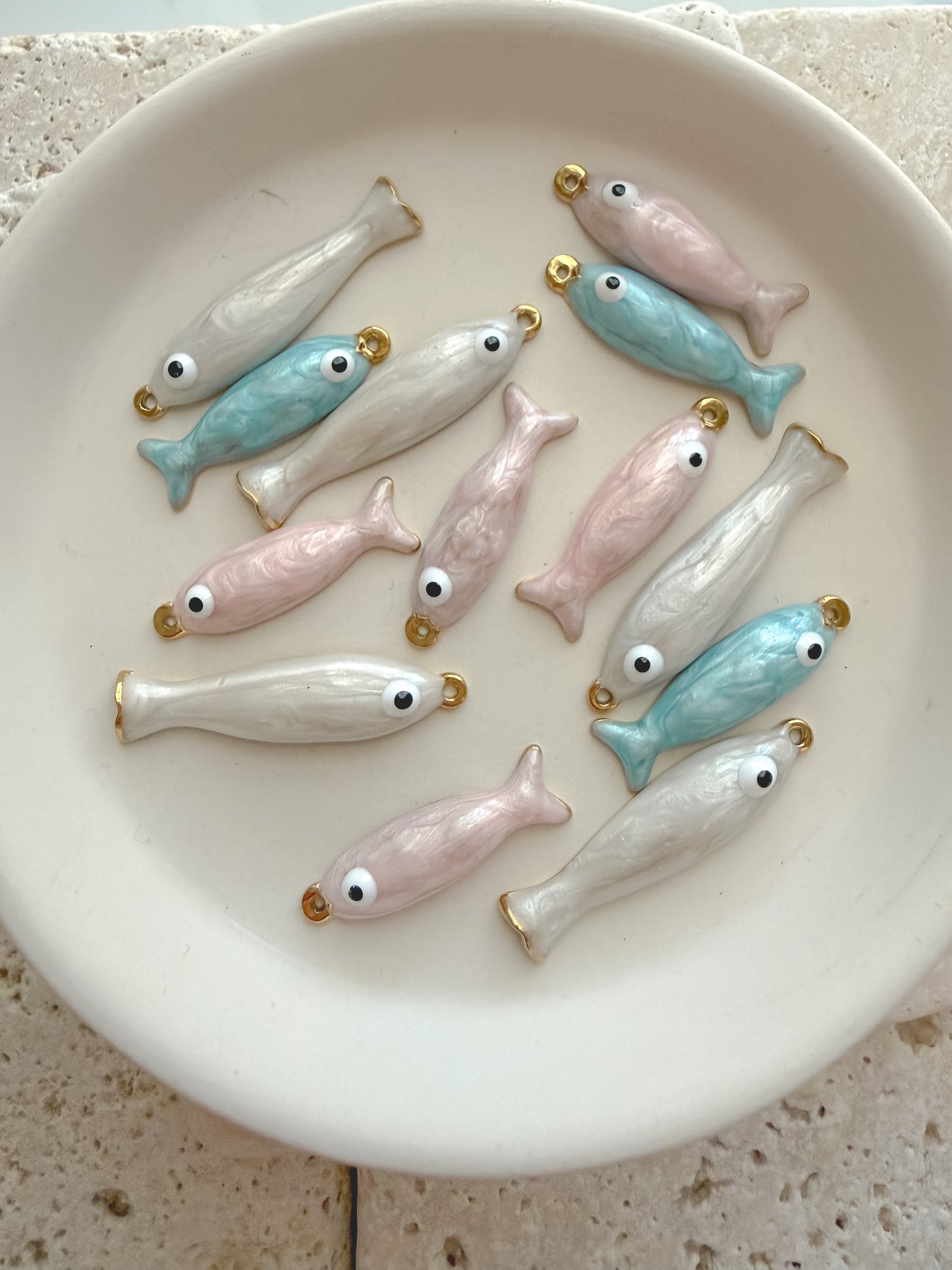 Enamel Fish Charm
