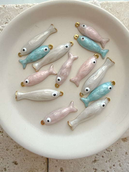 Enamel Fish Charm