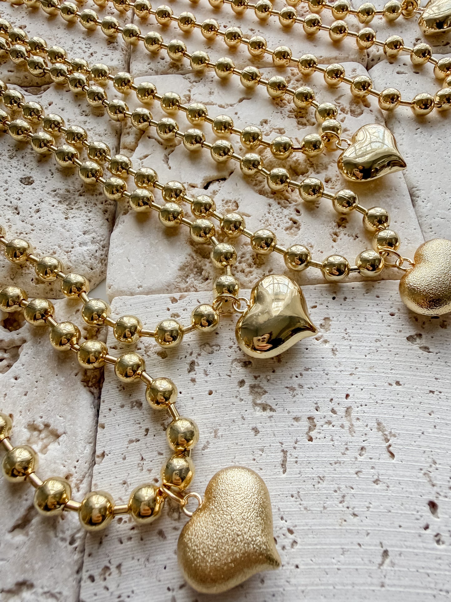 Heart of the Matter Ball Chain Necklace