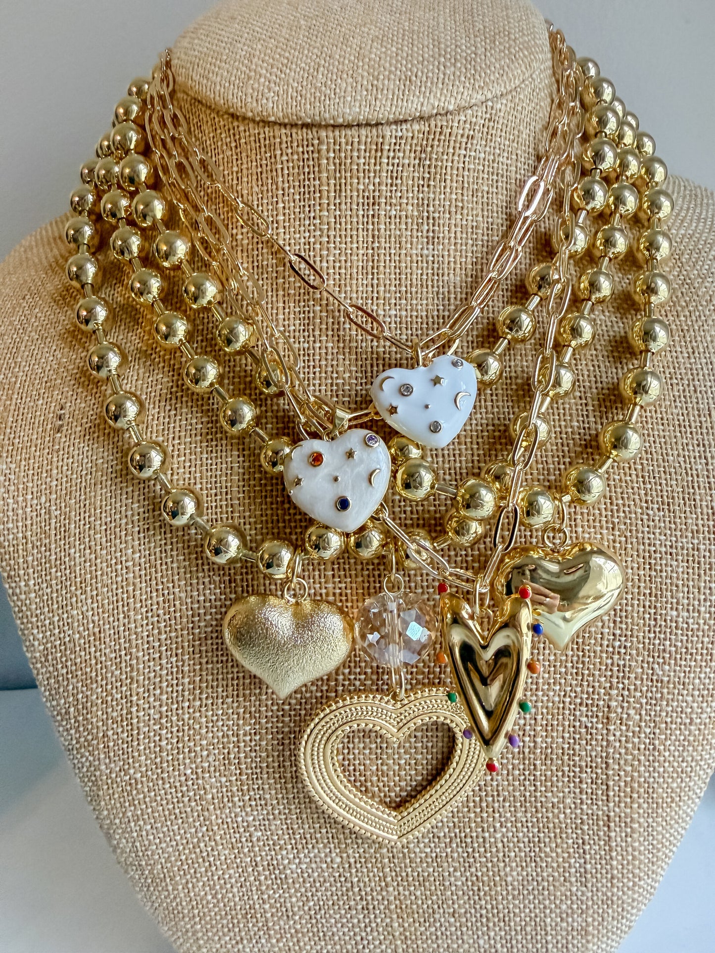 Color of Love Heart Necklace