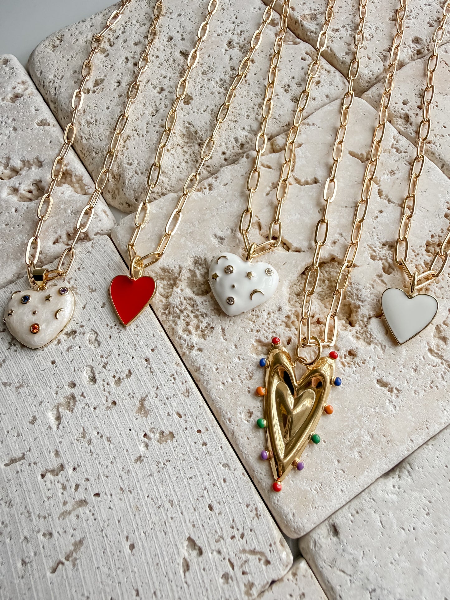 Color of Love Heart Necklace