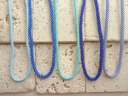Colorful Cord Base Necklace