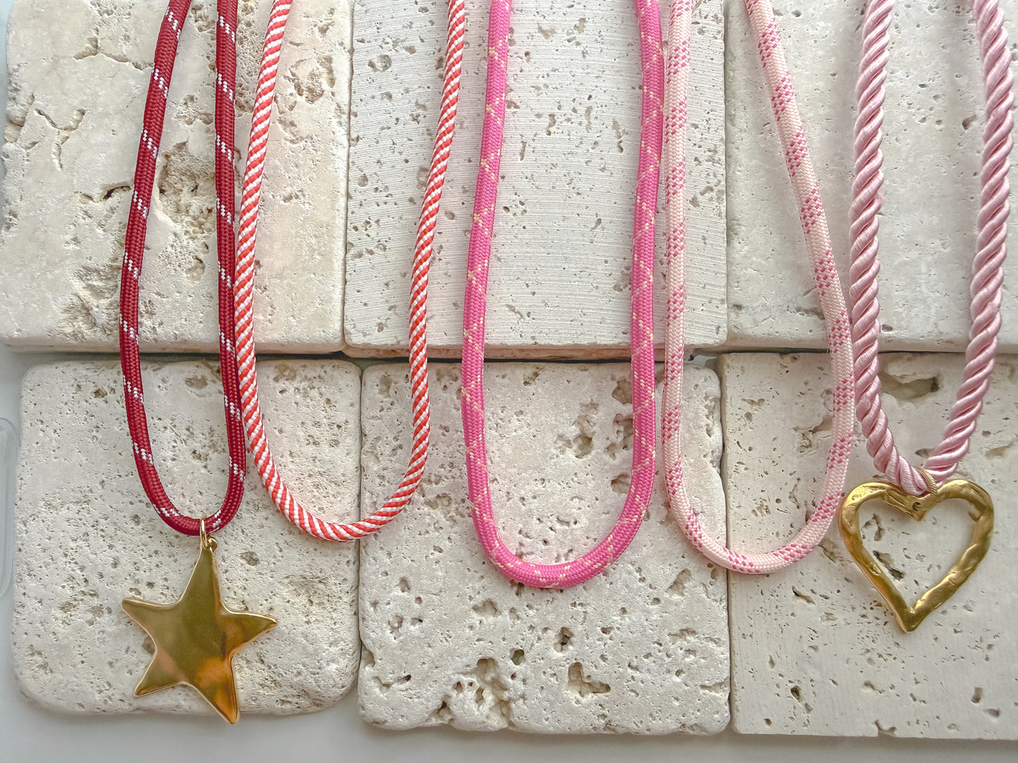 Colorful Cord Base Necklace
