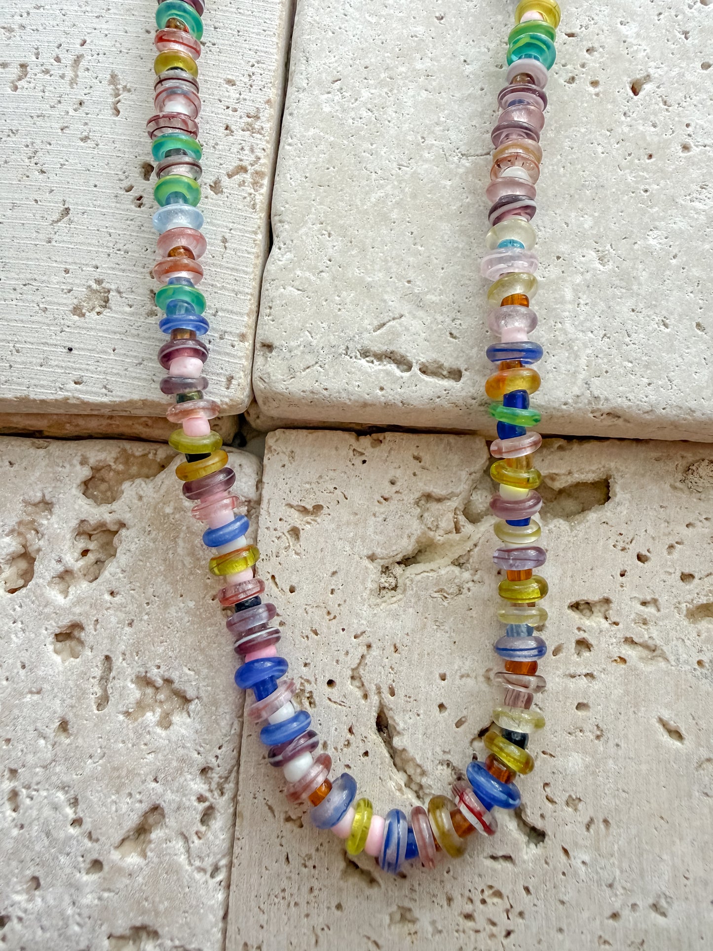 Capri Glass Beaded Necklace