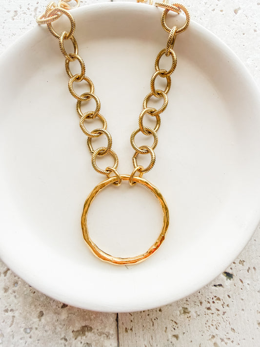 The Artisan Circle Necklace