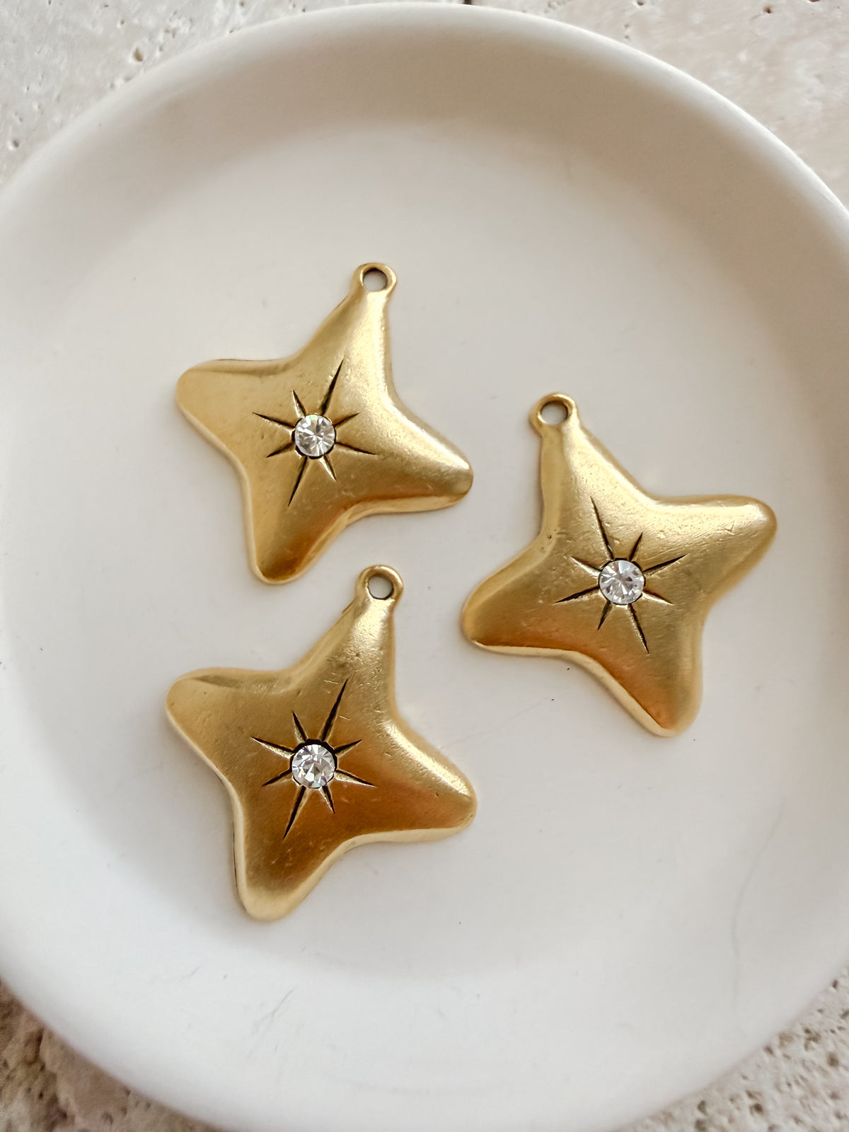 Starlight Crystal Star Charm