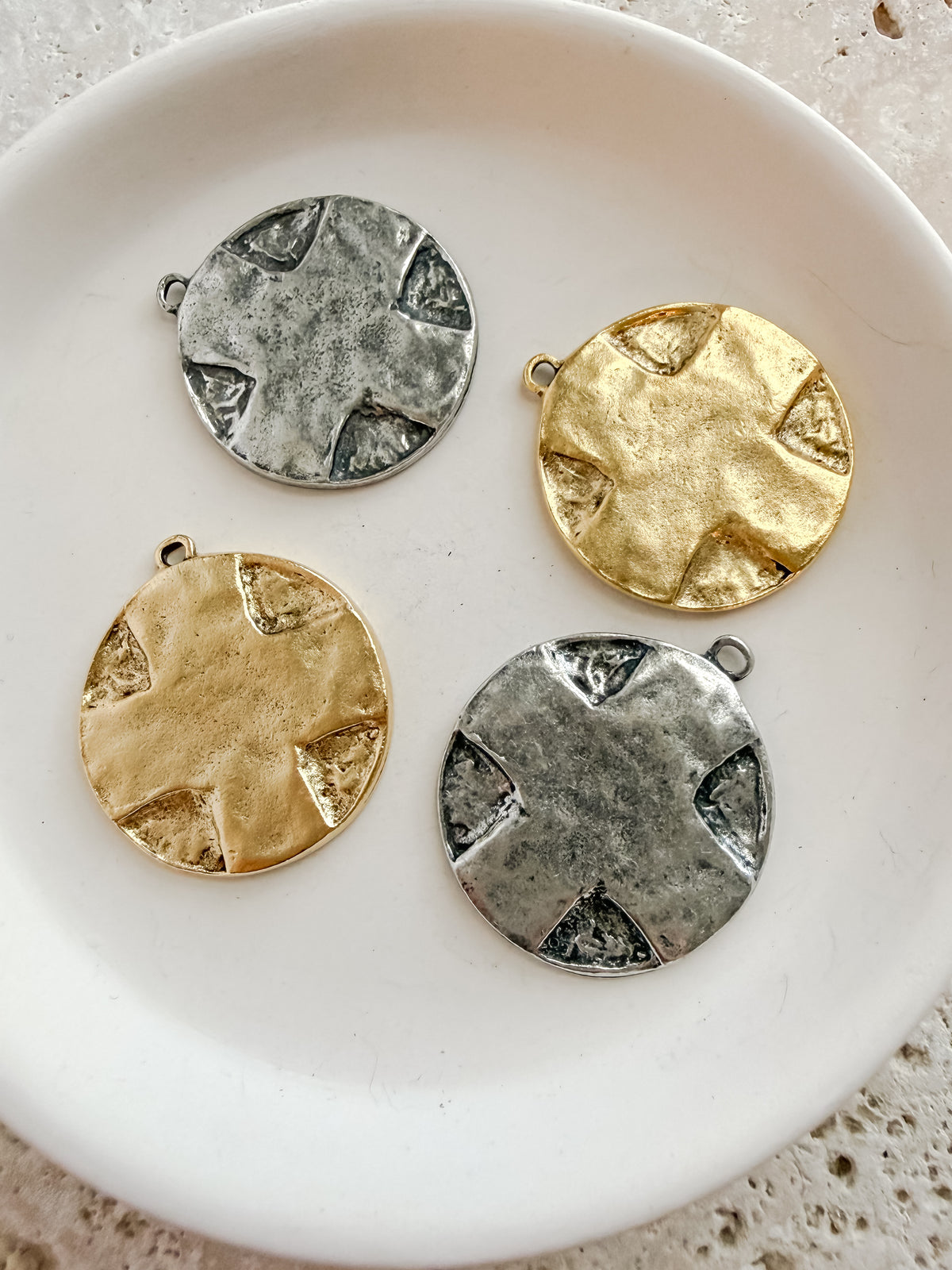 Lord's Prayer Coin Charm