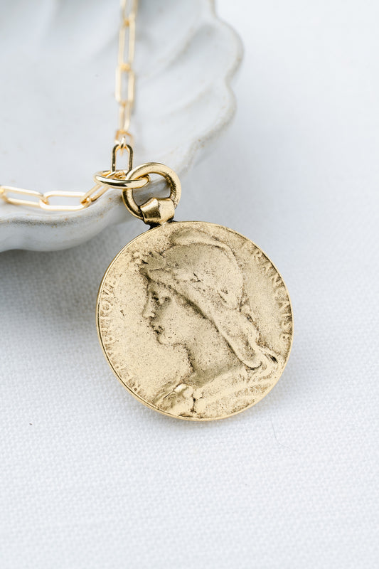 Athena Coin Necklace