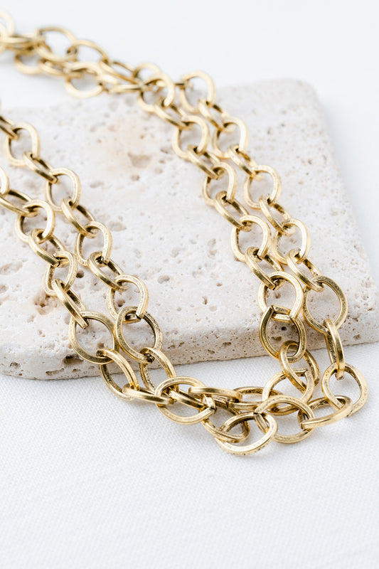 Two of a Kind Chain Necklace