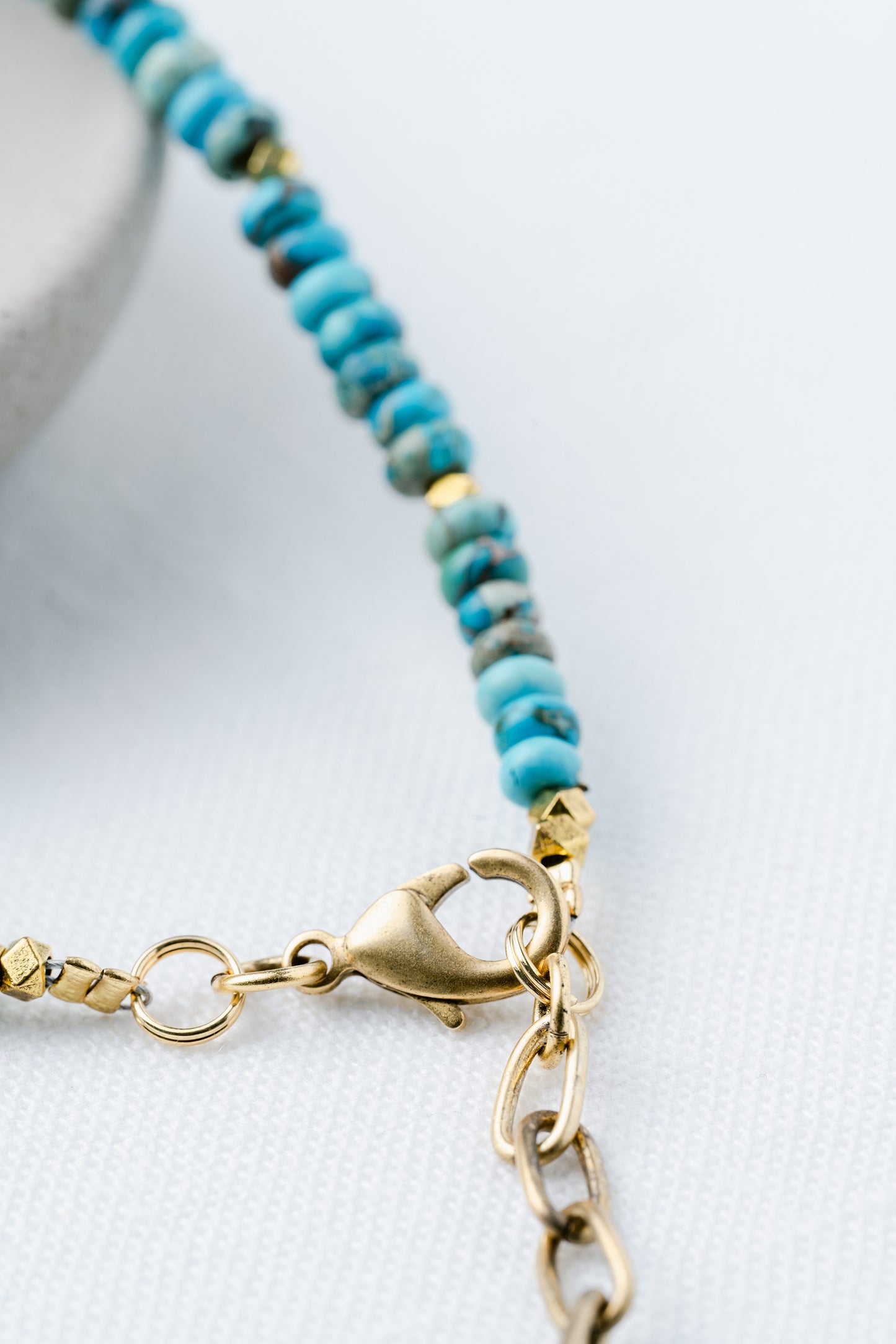 Token Beaded Coin Necklace