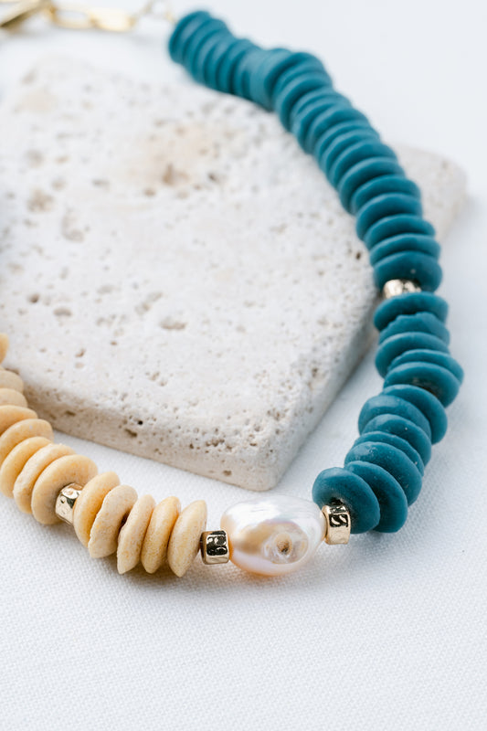 African Glass Bead OOAK Necklace