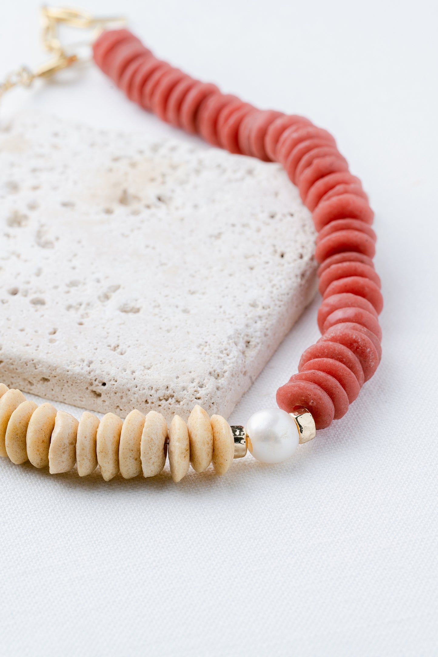 African Glass Bead OOAK Necklace