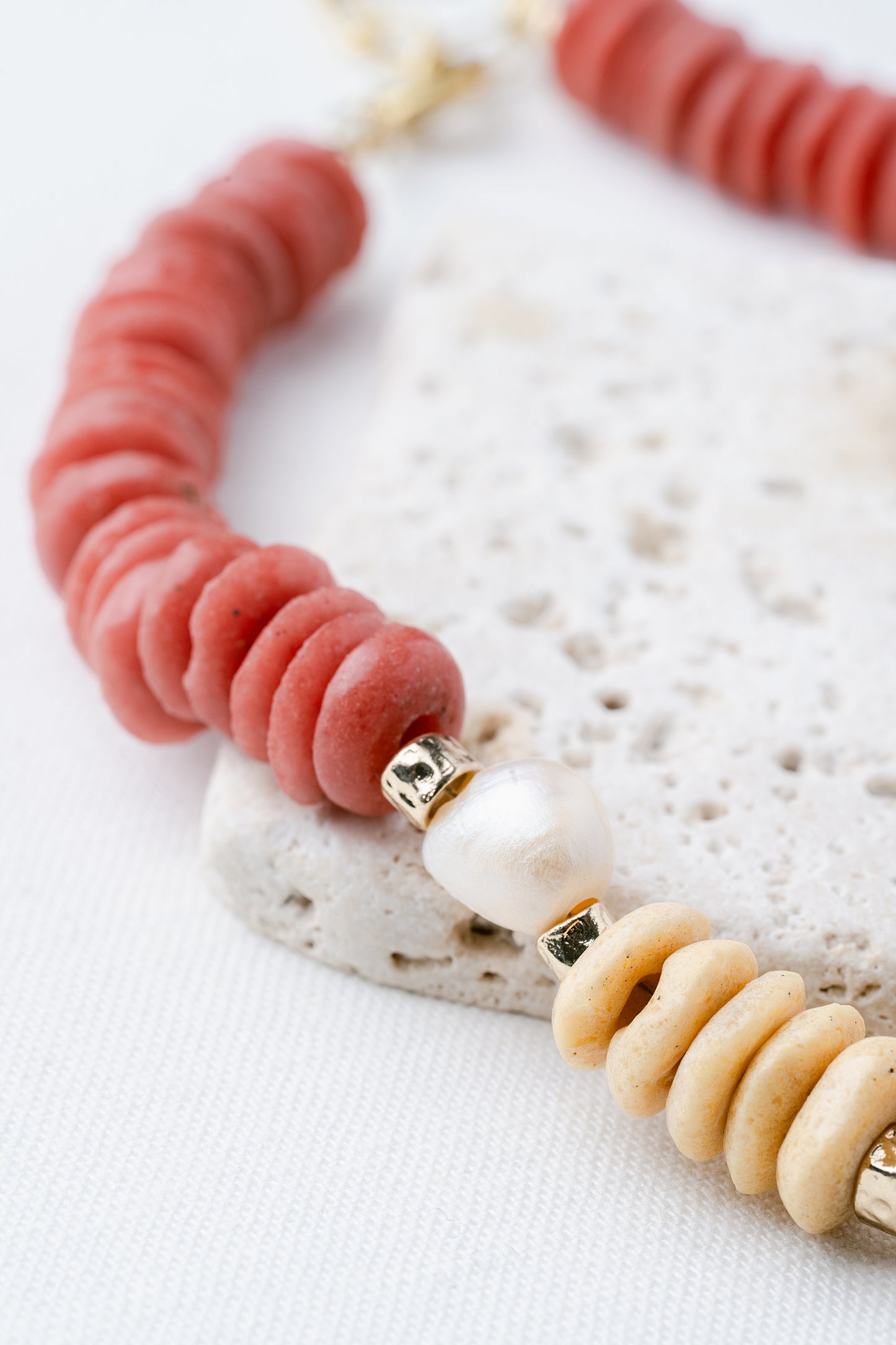 African Glass Bead OOAK Necklace