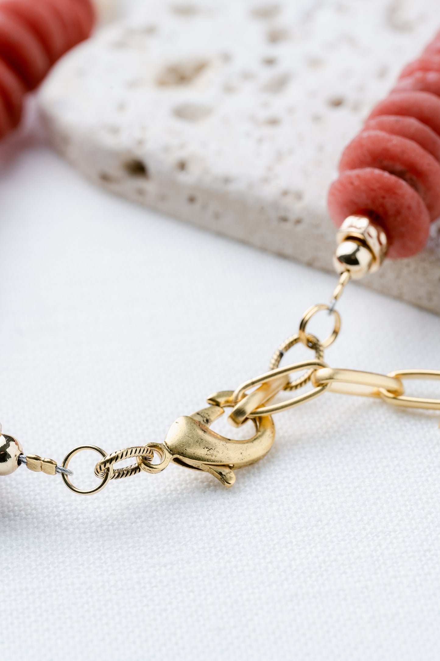 African Glass Bead OOAK Necklace