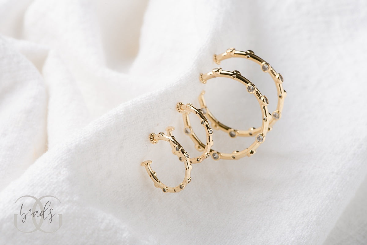 Scatter Hoop Earrings